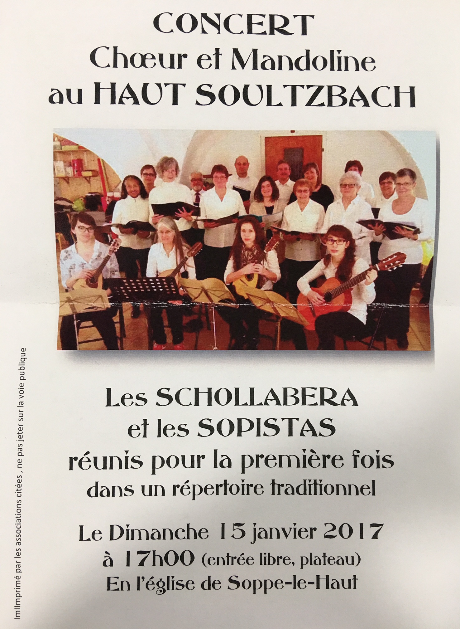 Concert Schollabera et Sopistas 2017
